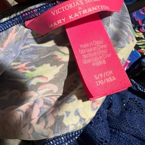 VICTORIA'S SECRET X Mary Katrantzou Plunge Terry Floral Bodysuit  SZ Small - Picture 5 of 5